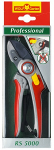 Секатор WOLF-Garten RS 5000 профессиональный с наковальней, в блистере, упорного типа